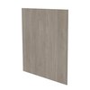 Cambridge Grey Nordic Slab Style Kitchen Cabinet Island Side Panel (30 in W x 0.75 in D x 36 in H) SA-ISLAND SIDE PANEL-GN